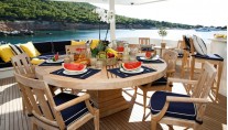 ENDLESS SUMMER - Aft Deck Dining TAble